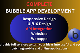 design bubble app web and mobile app in bubble io adalo bubble website saas mvp