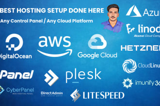 install and setup any control panel on any cloud platform