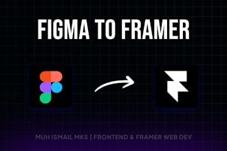 convert figma to framer responsive website