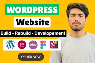 rebuild and customize wordpress websites