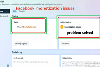 solve  facebook page monetization issues remove 40 minutes
