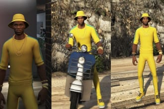 do customized fivem peds, gta 5 custom ped, fivem clothing