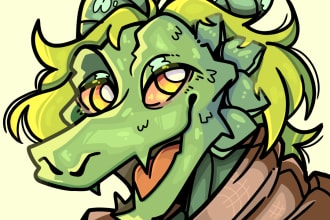 make furry cartoon character in my artstyle