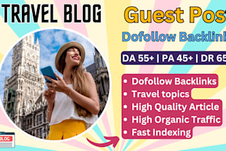 guest post on my da 55 DR 65 high quality travel blog SEO dofollow backlink
