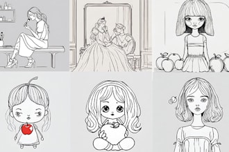 draw any vector line art, one line art, illustrations