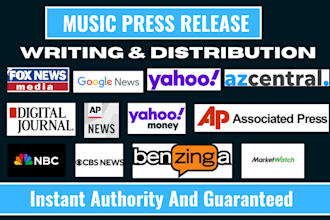 write and publish an attention grabbing music press release