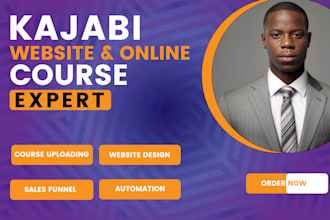 setup kajabi online course, kajabi website, kajabi sales funnel, kajabi expert