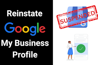 reinstate and fix suspended google my business profile