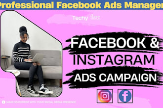 be your facebook ads manager for profitable ads campaign