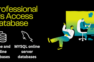 do any work in ms access database online offline both