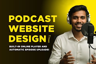 build a modern podcast website to showcase your voice