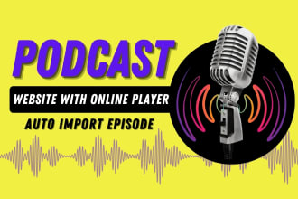 build a modern podcast website to showcase your voice, engage audience