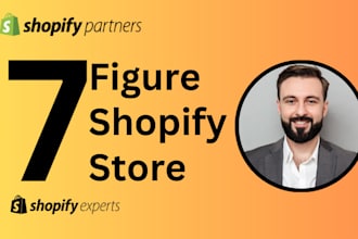 build shopify store or dropshipping ecommerce store