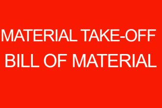 make material take off and bom
