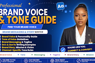 write your brand voice guide, tone of voice, and brand messaging