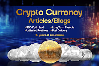 write expert cryptocurrency articles and blogs