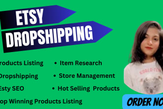 add winning products for drop shipping on your etsy store