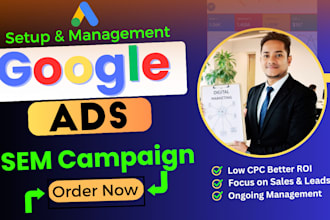 be google ads campaign SEM specialist with tracking
