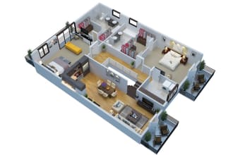 create 2d and 3d architectural plans