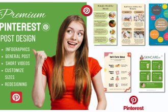 create stunning pinterest infographics and post designs