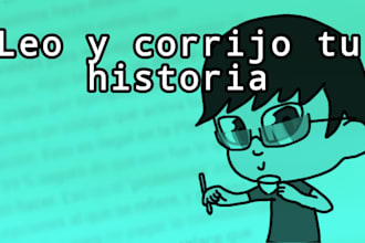 corregiré tus historias y seré tu lector beta