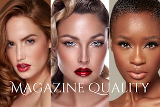 retouch beauty photos with high end, natural results