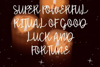 do a powerful good luck ritual in 24 hours