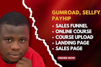 setup and customize payhip, gumroad and sellfy