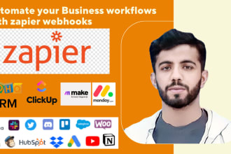 crm automation specialist clickup, monday, zoho, hubspot, ghl, pipedrive, zapier