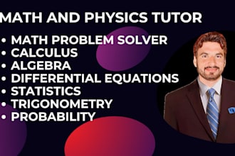 master math and physics tutor with personalized tutoring