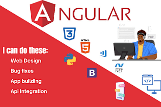 be your full stack angular developer, angularjs developer