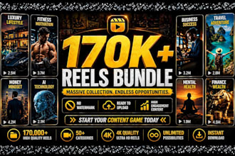 give you ready made mega reels bundle