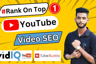rank your youtube videos with vidiq and tubebuddy SEO