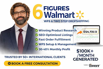 be your walmart dropshipping and wfs virtual assistant VA