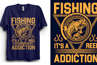 custom t shirt design for amazon merch, etsy, pod with your unique idea
