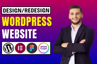 design, redesign, update, edit, copy clone or revamp wordpress website
