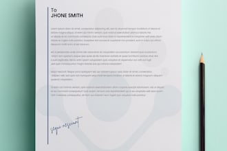 provide professional elegant finance letterhead design