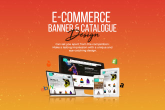 creative e commerce, website, product banner and social media post cover