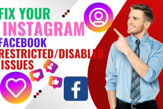 fix your fb and instagram ads account and bm restrictions and disable issue