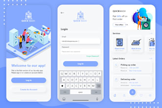 build handyman app, home service app, laundry app, home cleaning app, on demand