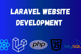 do web development with PHP and laravel framework