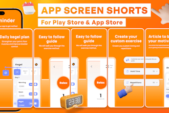 create app screenshot mockups for the play store app store and ipad