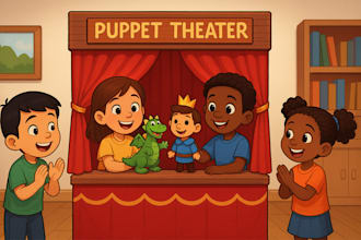 create african american children book story illustration
