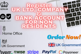 create you an ltd company resident and non resident for  dropshipping business