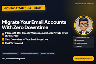 migrate your email accounts between microsoft 365, google workspace, zoho