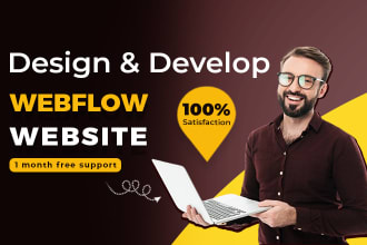 design or redesign your webflow website