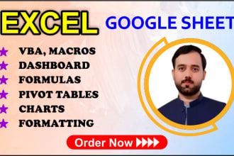 do microsoft excel, excel vba, formulas, functions, macros, pivot, google sheet