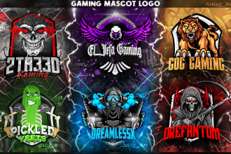design amazing mascot, esports, and gaming logo and banner