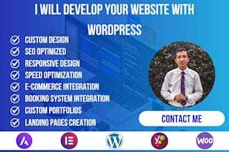 create an amazing wordpress website, ecommerce store, landing page and more