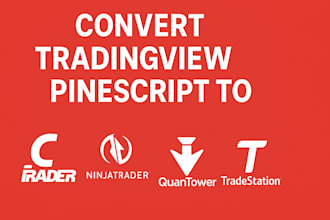 convert tradingview pinescript to ctrader, ninjatrader, quantower, tradestation